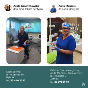 Nowoczesne usuwanie zęba Agata Gawrychowska dentysta chirurg Anita Mendrek